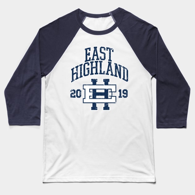 East Highland Baseball T-Shirt by MindsparkCreative